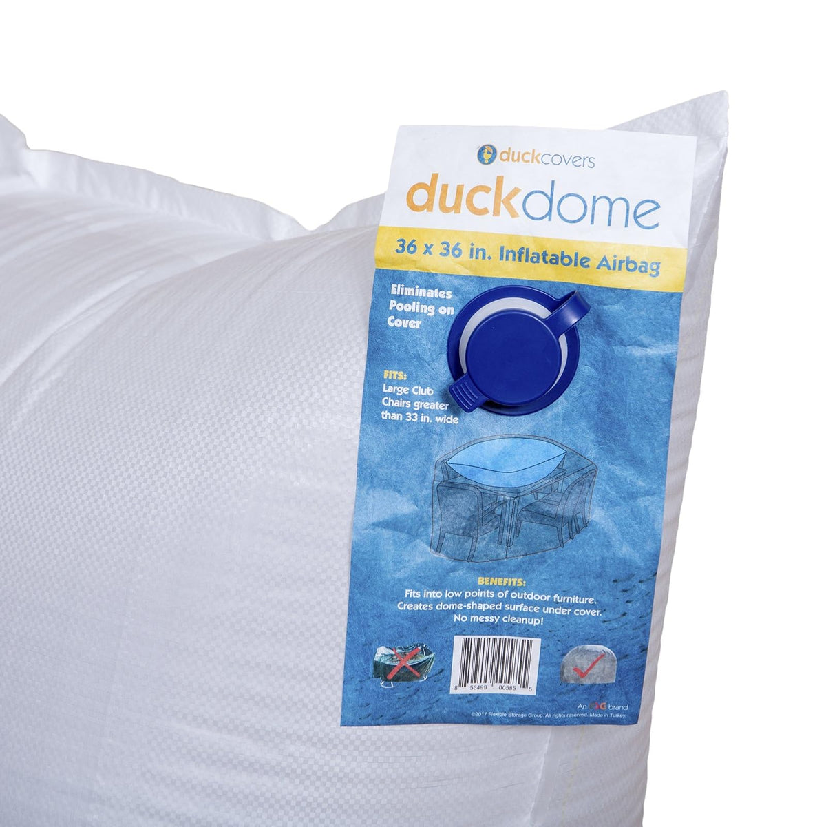 Duck Covers Duck Dome Airbag for Rectangle/Oval Tables Greater than 97" Long (With or Without Chairs), or Sofas Greater than 88" Long