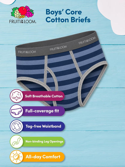 Fruit of the Loom Boys' Fashion Brief (Pack of 5)