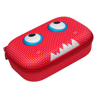 ZIPIT Beast Estuche para lápices para niños | Estuche de gran capacidad | Estuche escolar para niñas y niños (Rojo)