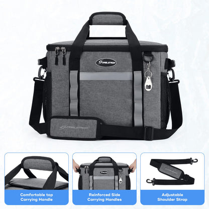 Maelstrom - Bolsa de refrigeración Suave, Plegable, de Lado Suave, Enfriador de Playa de 24/30/60/75, Pecho de Hielo, Enfriador de Camping Grande a Prueba de Fugas, Enfriador de Viaje portátil para