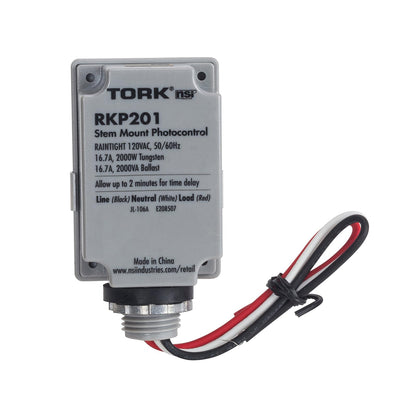 TORK RKP201 Stem Mount Photocontrol, 2000W Tungsten
