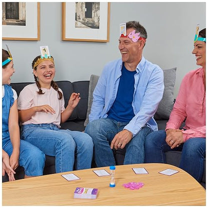 Spin Master Hedbanz Princesas Disney, Juego de adivinar para niños, Juegos de Mesa para niños a Partir de 6 años
