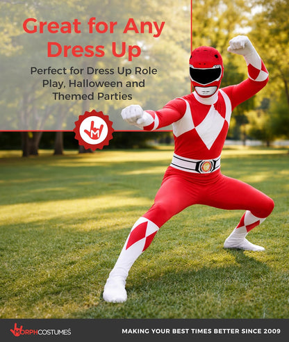 Morphsuits Power Ranger Costume Adult, Power Rangers Costume Adult Men, Power Ranger Costume Adult Woman