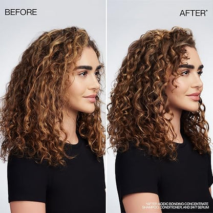 REDKEN- Acondicionador Acidic Bonding Concentrate|Reparador y de anti-quiebre para cabello dañado| Proporciona máxima reparación, acondicionamiento intenso y fuerza|Con ácido cítrico| 300ml