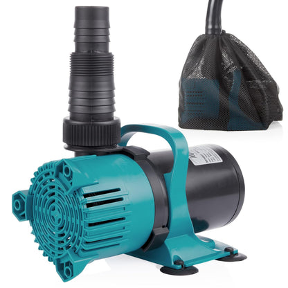 Alpine Corporation 3000 GPH Vortex Energy-Saving Pump for Ponds, Fountains, Waterfalls, and Water Circulation