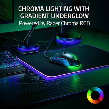Razer Cobra Mouse para Juegos con Cable: Peso 58g - Interruptores Ópticos Gen-3 - Iluminación Chroma RGB con Luz Inferior - Sensor Óptico Preciso De 8500 dpi - Pies De Ratón 100% PTFE - Negro
