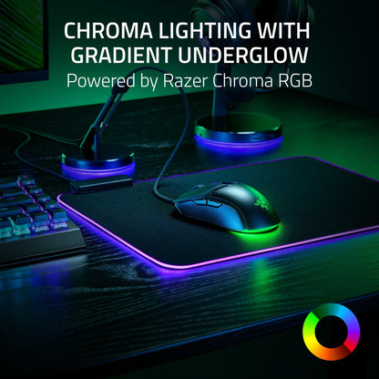 Razer Cobra Mouse para Juegos con Cable: Peso 58g - Interruptores Ópticos Gen-3 - Iluminación Chroma RGB con Luz Inferior - Sensor Óptico Preciso De 8500 dpi - Pies De Ratón 100% PTFE - Negro