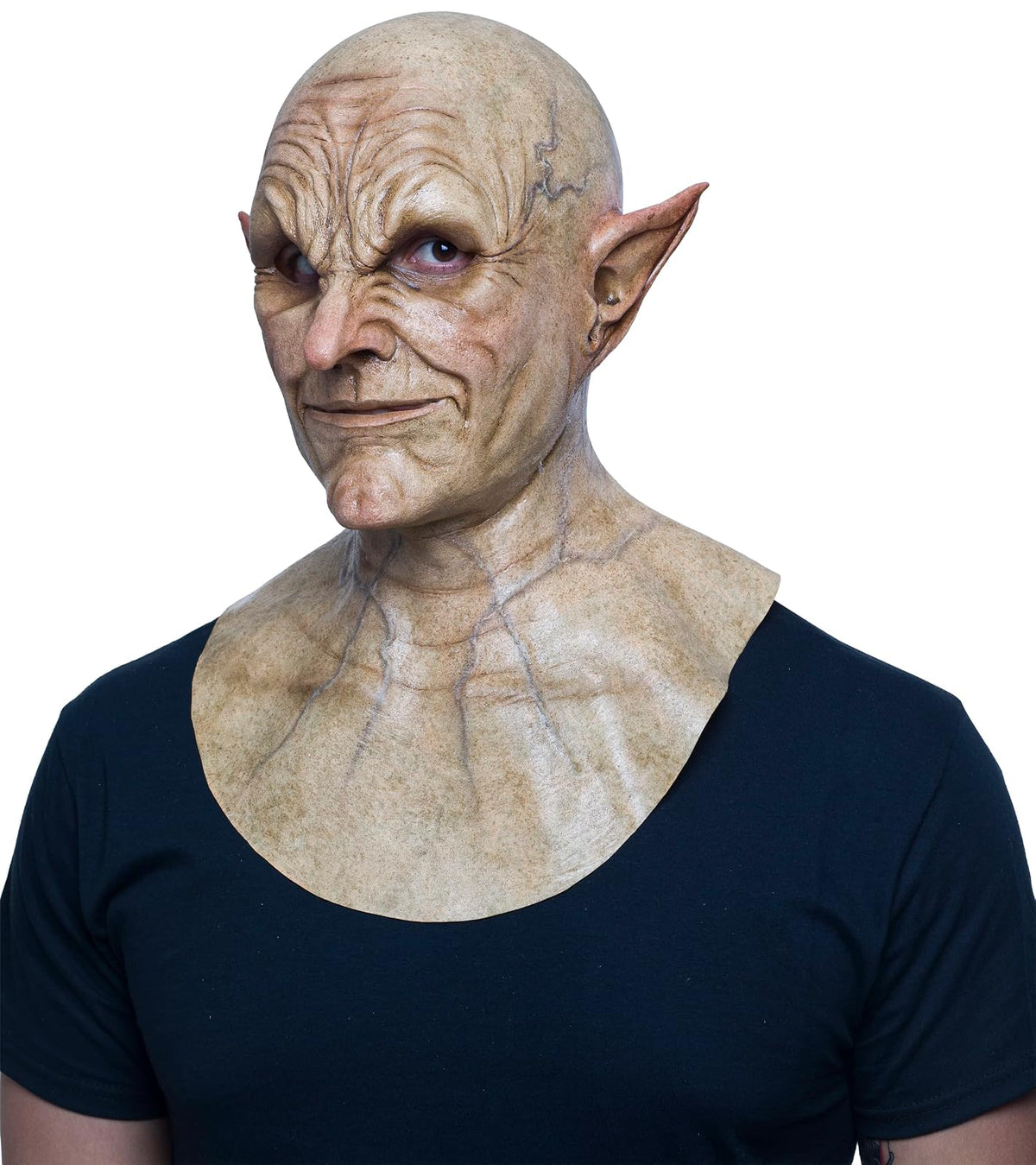 Huro-Huro, Máscara de Duende, Máscaras de Goblin del Bosque Leprechaun Ideal para Halloween y Fiestas de Disfraces