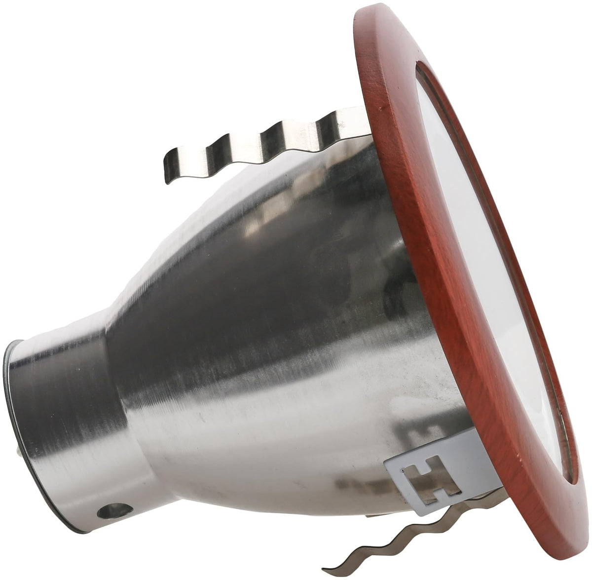 Estevez 19581-3 Empotrados Verticales para Bote Integral con Cristal. Praktik-1 Downlight Vertical 5-Pg 1Xe26 para Bote 12cm con Cristal, Roble