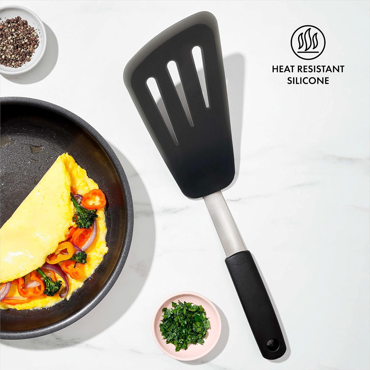 OXO Good Grips Silicone Flexible Omelet Turner