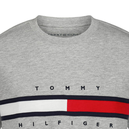 Tommy Hilfiger Playera de Manga Corta con Cuello Redondo para niño