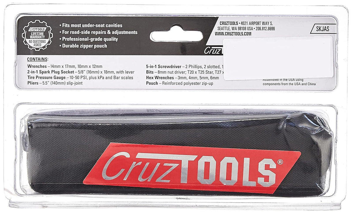 CruzTOOLS SKJAS SPEEDKIT Kit de Herramientas para Motocicleta Japonesa, ATV, Nieve