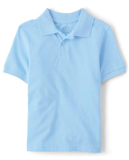 The Children's Place Polos de piqué de Manga Corta para niños pequeños Camisa de Polo para bebés niños