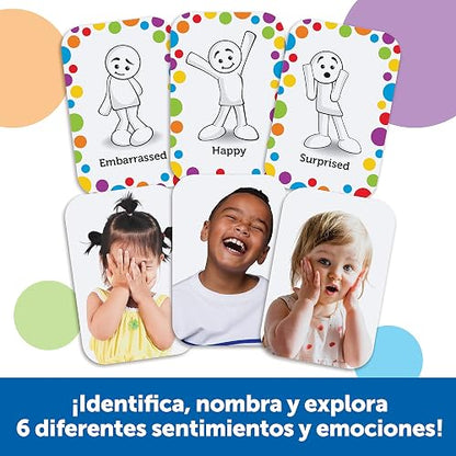 All About Me Feelings Activity Set, Juegos de Aprendizaje Socio-Emocional, Juegos de Comunicación para Niños, Juguetes de Emociónes, Juguetes de Sentimientos para Niños, 54 Piezas Mayores de 3 años