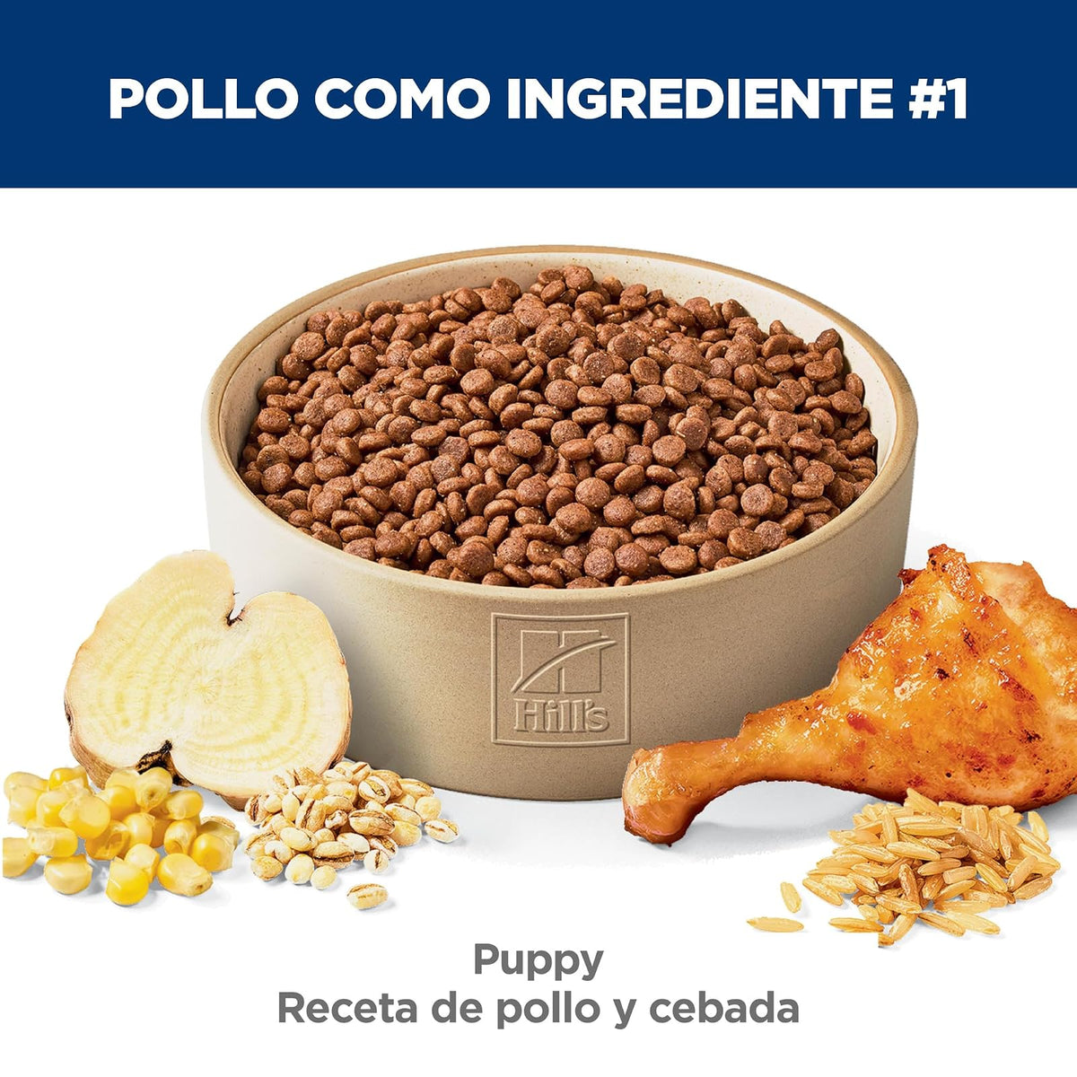 Hill's Science Diet Small Mini Croquetas para Cachorro Sabor Pollo 2Kg | Croquetas Hill's para perro, pollo real, razas pequeñas, crecimiento sano, desarrollo cerebral con DHA, soporte inmunológico
