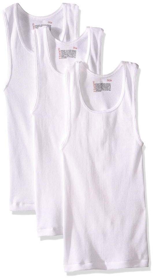 Hanes Camiseta de Tirantes Para niño, Paquete de 3 piezas