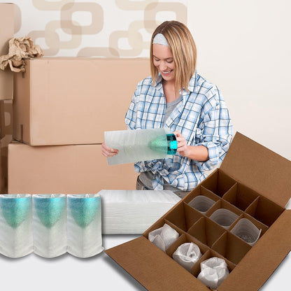 UBOXES Bolsas de espuma de 7 x 11-7/8 pulgadas para vasos (paquete de 25) protegen los platos