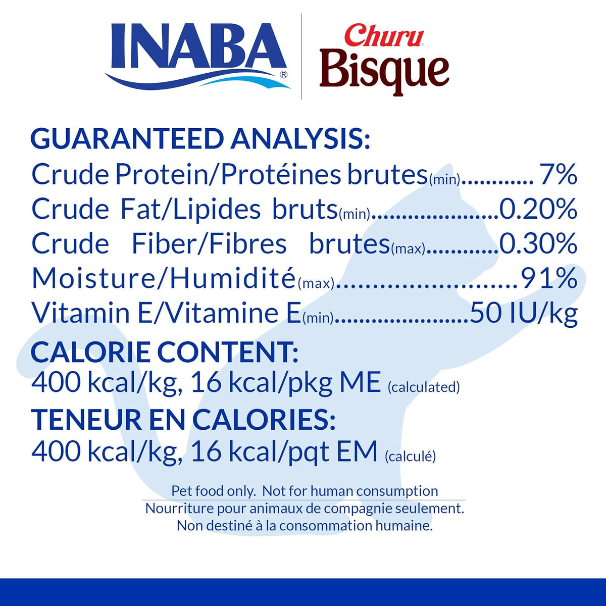 Churu Inaba Bisque, Premios Tipo Sopa para Gato, Sabor Atún, Textura Cremosa, 6 Sobres de 40g