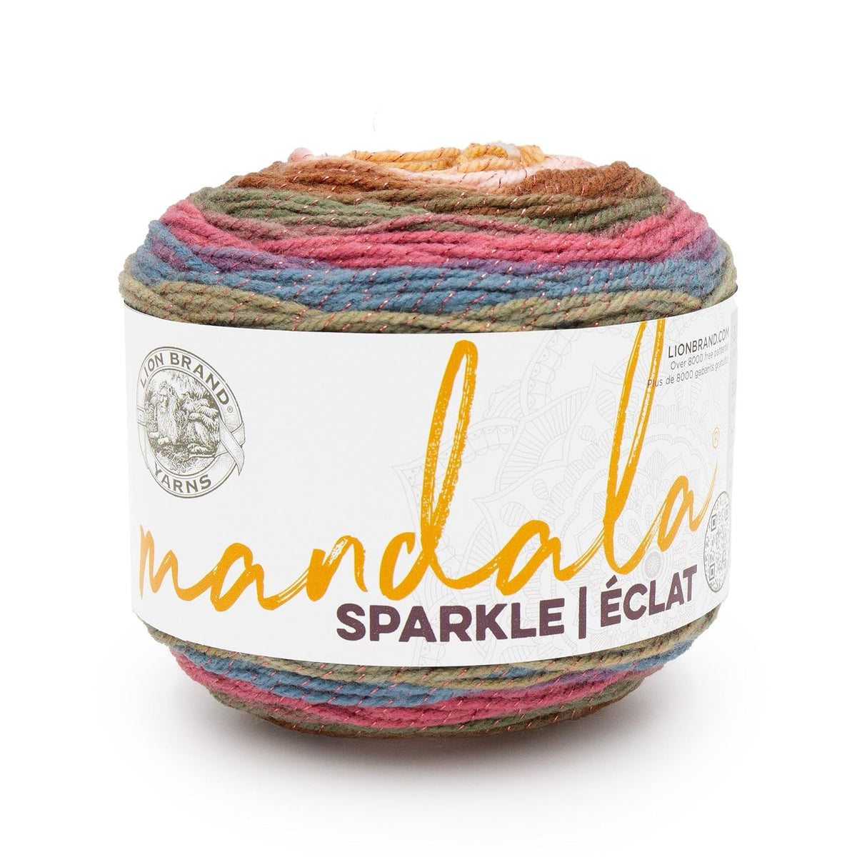 Lion Brand Mandala Sparkle Estambre Brillante Multicolor, Pyxis - 1 paquete - Cetus