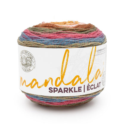 Lion Brand Mandala Sparkle Estambre Brillante Multicolor, Pyxis - 1 paquete - Cetus