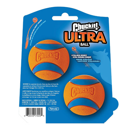 Chuckit! DO817020 Pelota Ultra, talla chica, 2 Piezas, Colores Surtidos