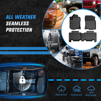 Nilight Alfombrillas para Toyota RAV4 2013 2014 2015 2016 2017 2018 | Revestimientos de piso resistentes para todo tipo de clima