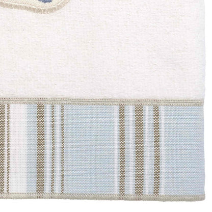 Avanti Linens - Juego de Toallas de 3 Piezas, algodón Suave y Absorbente, decoración Costera del hogar (por The Sea Collection, Blanco)