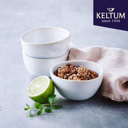 Keltum - Juego de 3 cuencos de cerámica vidriada de 10,16 cm
