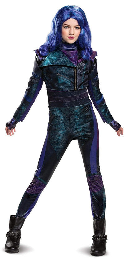 Disfraz de Descendants 3 Mal, con Licencia Oficial de Descendants 3 Disfraz para niñas, M (7-8)