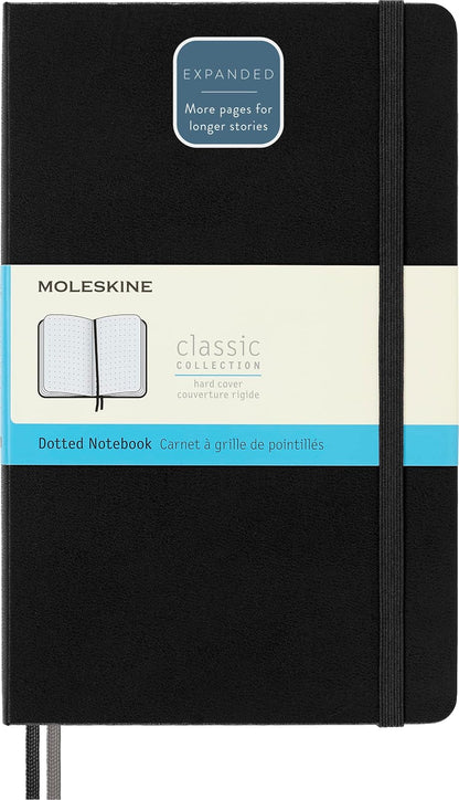 Moleskine Cuaderno Clásico Tapa Dura Grande 400 Páginas - Punteado