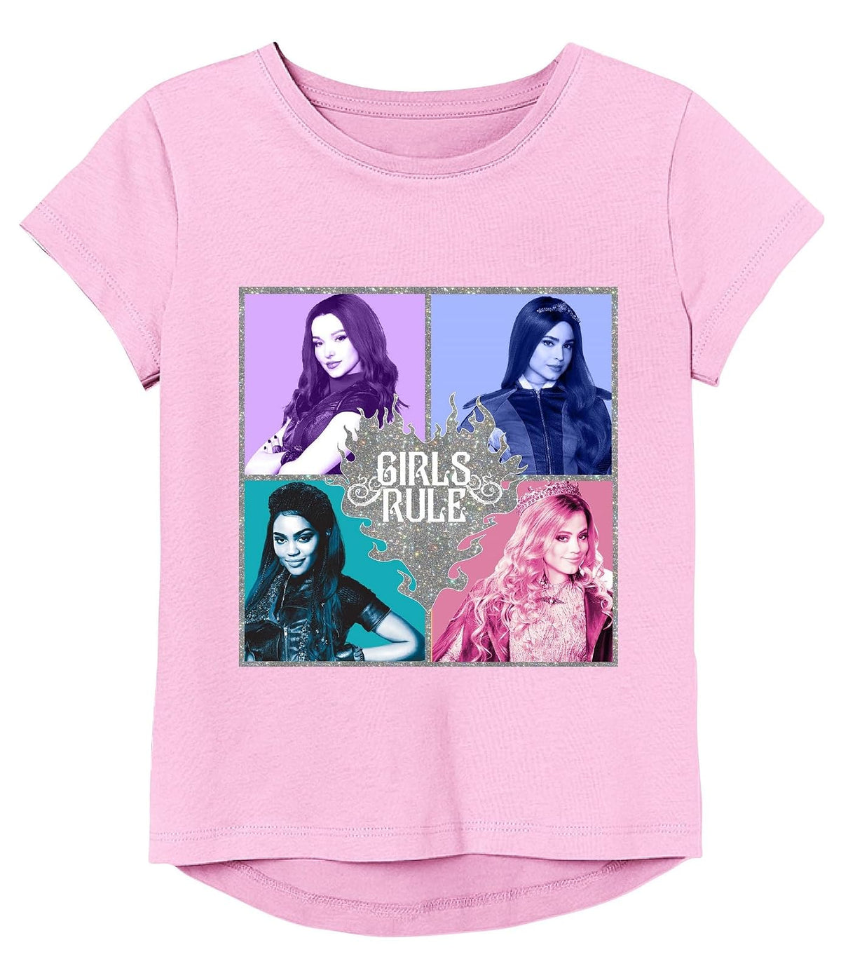Disney Girls Descendants Movie - Playera de Manga Corta