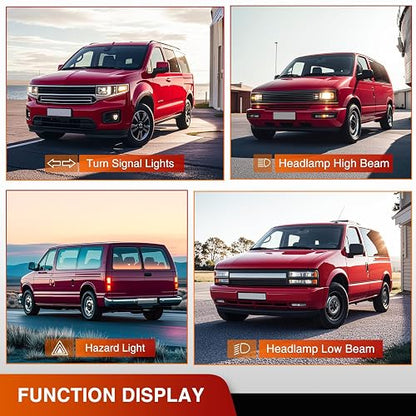 Nilight Interruptor de señal de giro Compatible con 1995 1996 1997 1998 1999 C1500 K1500 pick Tahoe Mounts C1500 K1500 pick zukon 1995-2000 Chevy C2500 K2500 K3500 C15000 C11111 500 K2500 pasacables