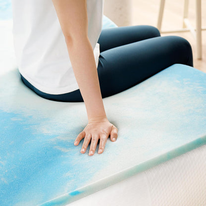 Best Price Mattress - Colchón de Espuma viscoelástica con Flujo de Aire de refrigeración AeroBreeze de 2 Pulgadas, Esencial para recámara, tamaño Queen