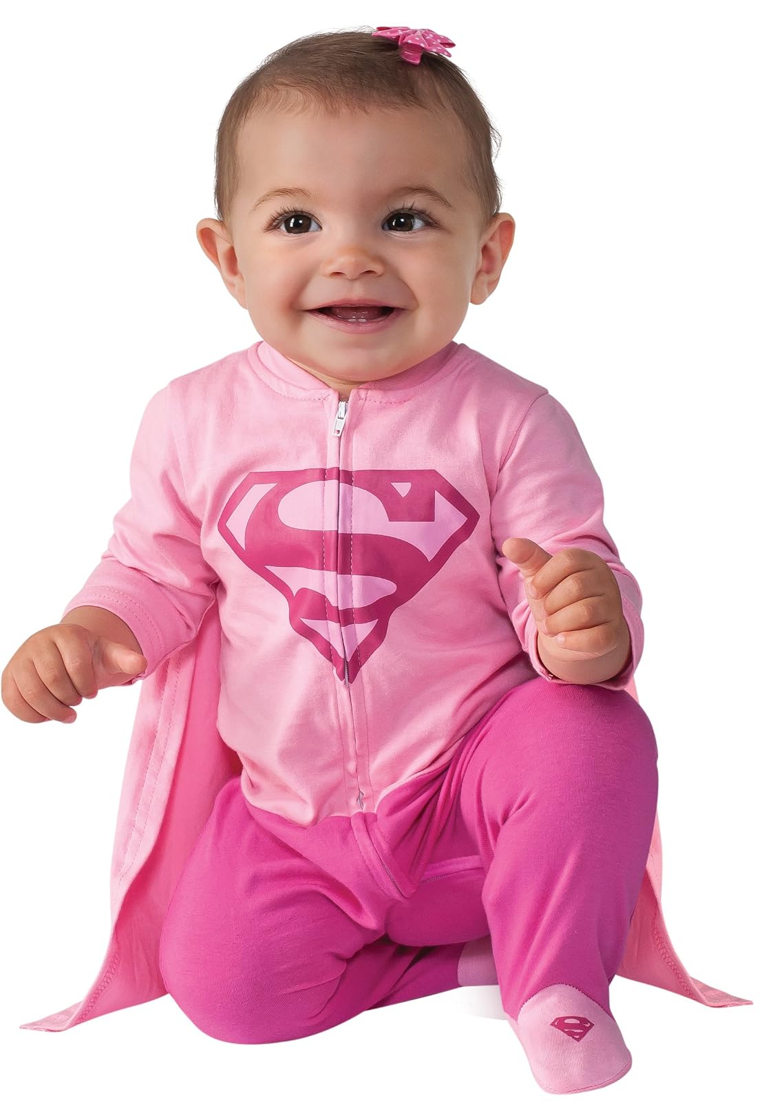 Rubie's Costume Baby Girl'S DC Comics Superhero Style Baby Supergirl Costume, Multi, 6-12 Months