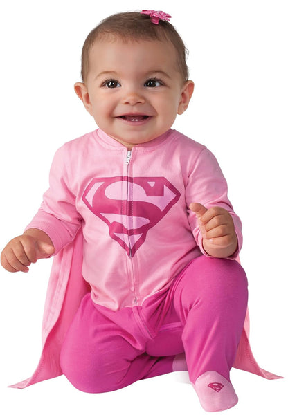 Rubie's Costume Baby Girl'S DC Comics Superhero Style Baby Supergirl Costume, Multi, 6-12 Months
