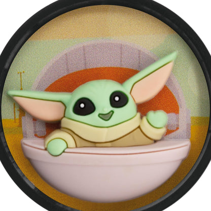 Hallmark Star Wars: The Mandalorian Grogu Scenes Mini Adornos de Navidad, irrompibles, Juego de 4