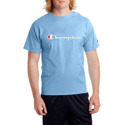 Champion LIFE Playera Cuello Redondo para Hombre - XL - Azul