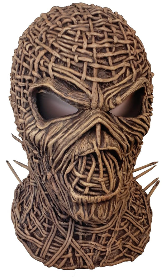 REV Máscara Original de Eddie de Cancion The Wicker Man, Iron Maiden, Máscaras Oficiales, Ideal para Disfraz de Halloween o Colección