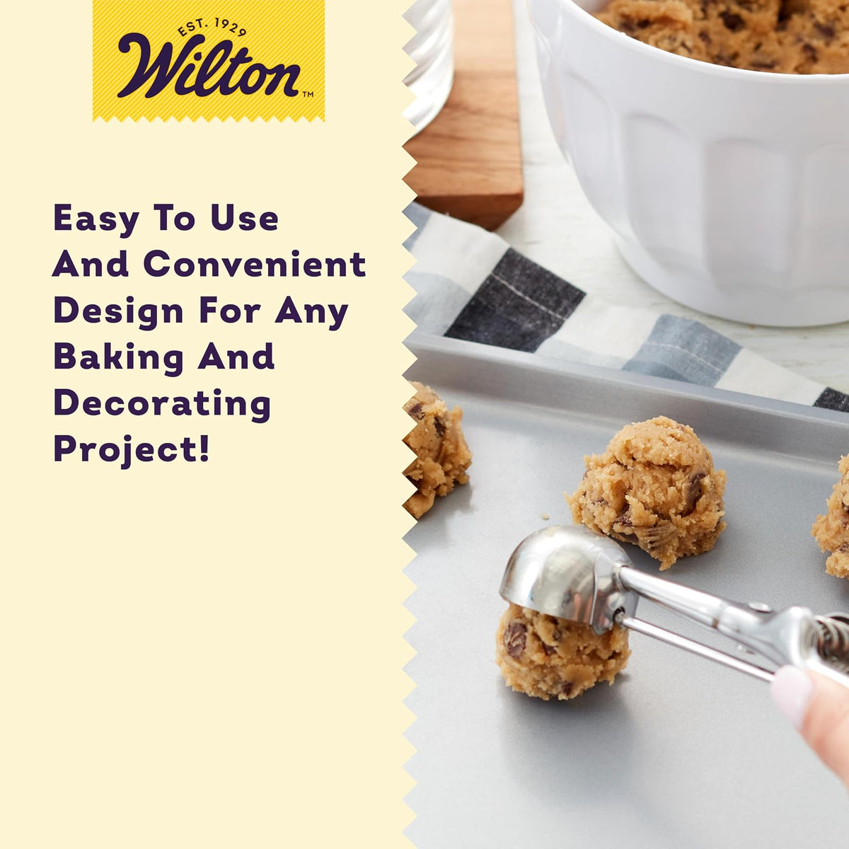 Wilton Cuchara para galletas (acero inoxidable), color plateado