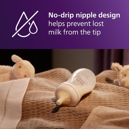Philips Avent Set de Regalo Natural Response | Recién Nacido | 4oz/125 ml / 9oz/260 ml | SCD838/02