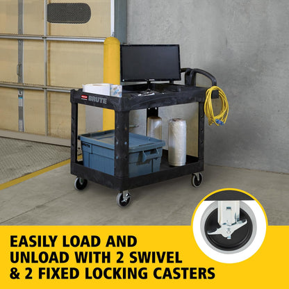 Rubbermaid Commercial Heavy-Duty Carrito de servicio para uso rudo