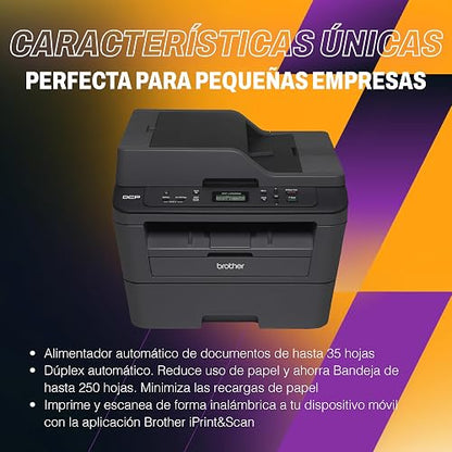 Brother Impresora Multifuncional Láser 3 en 1 DCP-L2540DW Alto Rendimiento | Multifuncional láser 3 en 1