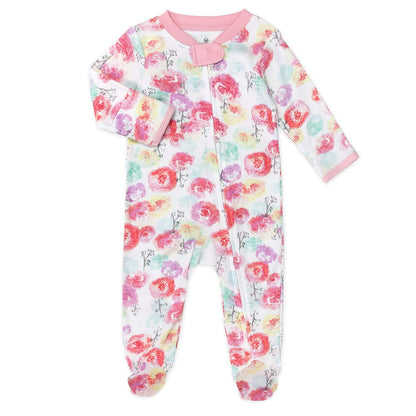 HonestBaby Organic Cotton Footed Sleep & Play Pajamas Mamelucos para bebs y Nios pequeosBebé-Niños