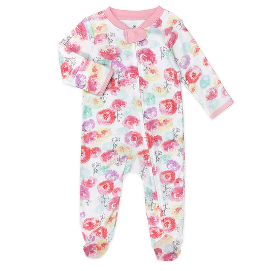 HonestBaby Organic Cotton Footed Sleep & Play Pajamas Mamelucos para bebs y Nios pequeosBebé-Niños
