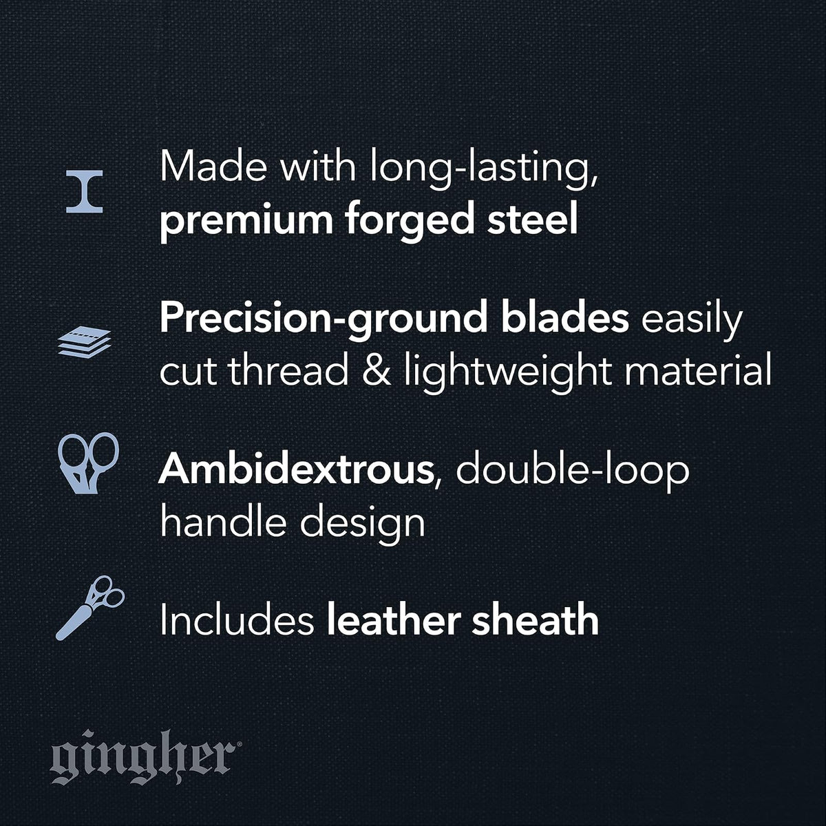 Gingher 3.5 Inch Stork Embroidery Scissors (01-005280)