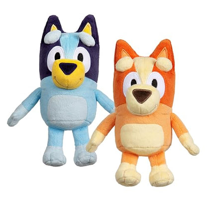 Bluey & Bingo 13066 - Mini Paquete de 2 Unidades | Animales de peluche para la hora de espectáculo, hora de cuentos o siestas; juguetes Bluey para preescolares y fanáticos a