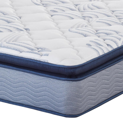Colchón Individual America Celtic, Colchoneta Pillow Top, Resorte Infiniti, Confort Medio, Hipoalergénico, Soporte Ergonómico