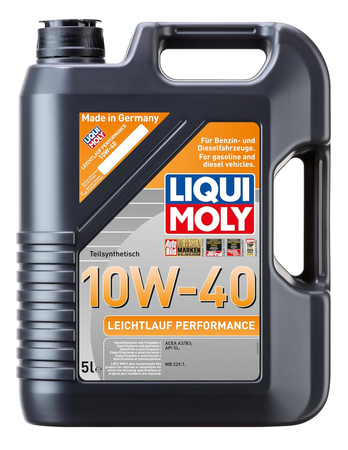 Leichtlauf Performance 10W-40 Aceite de motor antifricción semisintético de alto rendimiento.
