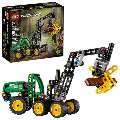 LEGO Technic Cosechadora con Ruedas John Deere 1470H – Pluma Giratoria, Garra y Tronco – Juguete de Construcción – Vehículo para Regalar a Niños y Niñas de 7 Años o Más – 42218