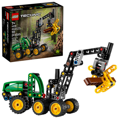 LEGO Technic Cosechadora con Ruedas John Deere 1470H – Pluma Giratoria, Garra y Tronco – Juguete de Construcción – Vehículo para Regalar a Niños y Niñas de 7 Años o Más – 42218